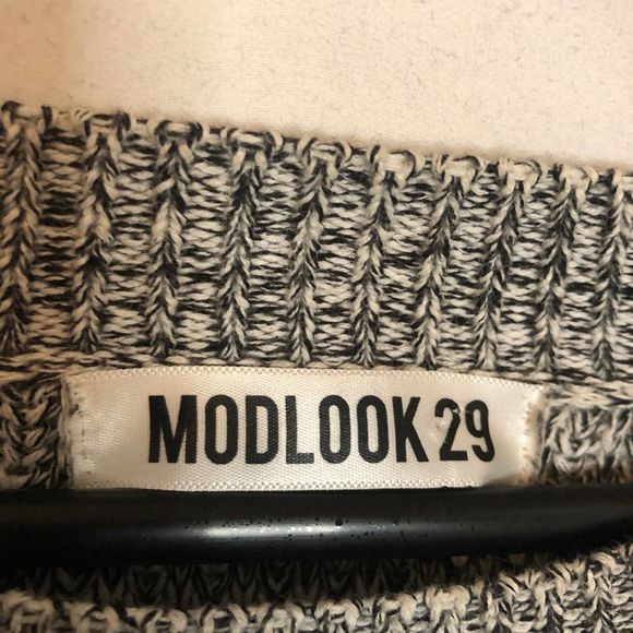 ModLook 29 Color Block Sweater Sz Large - Picture 5 of 5